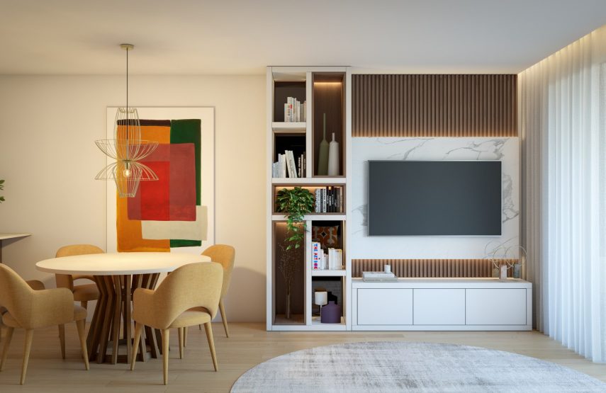 apartment interiors Algarve, luxury finishes Portugal, BeachWalk residences, furnished apartments Algarve, modern living Portimão, interiores de apartamentos Algarve, acabamentos de luxo, residências BeachWalk, apartamentos modernos Portimão, conforto e design